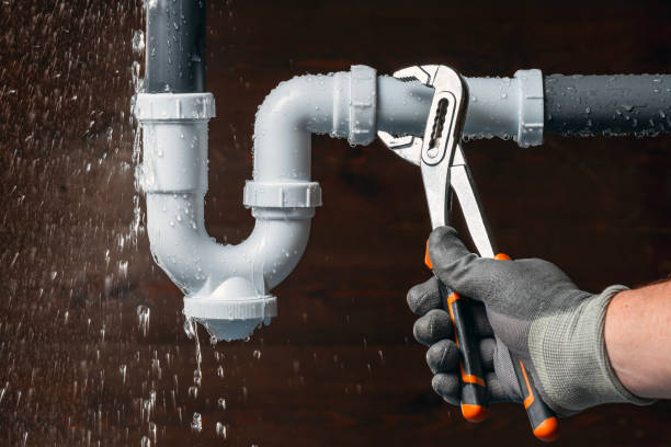 Professional Sewer Line Repair technician working in Voluntown, CT